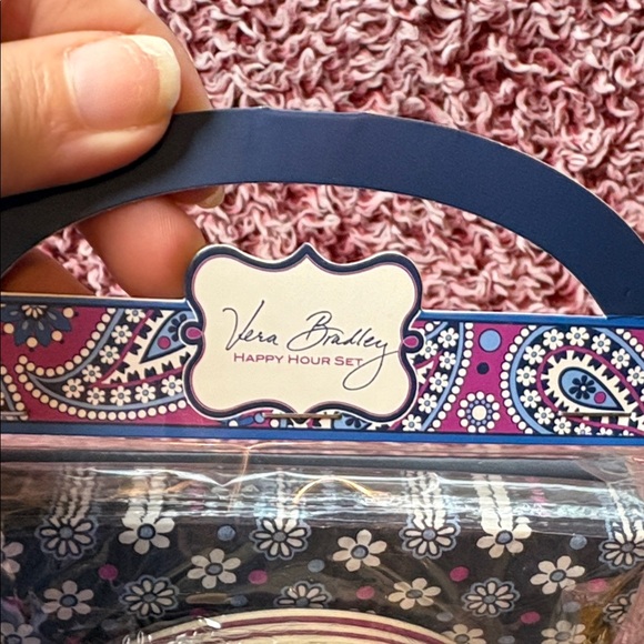 Vera Bradley Paisley and Floral Happy Hour Set - Picture 4 of 4